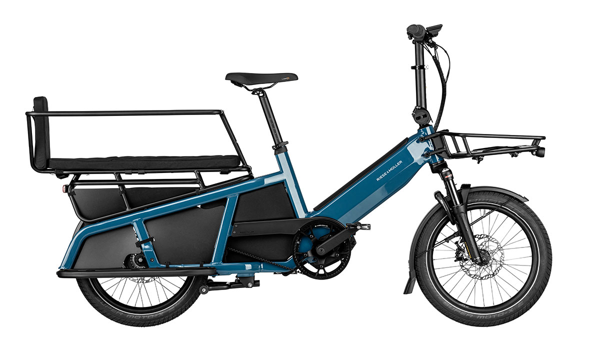 Cargo Bike de Riese & Müller modelo Multitinker color azul