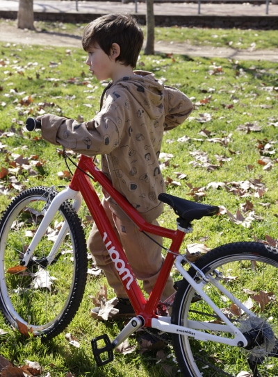 Bicicleta Woom roja