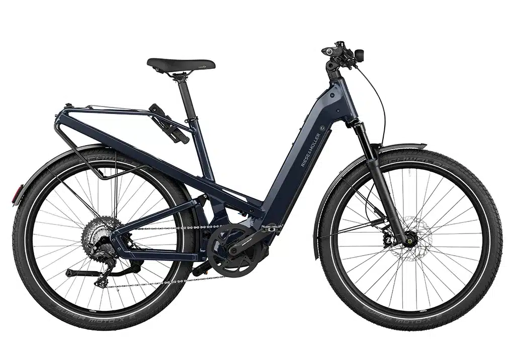 Riese & Müller bicicleta eléctrica urbana Homage Azul
