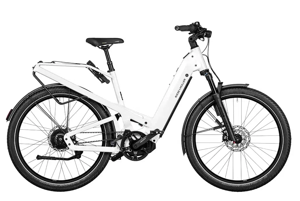 Riese & Müller bicicleta eléctrica urbana Homage Blanca