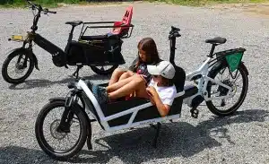 excursion en bicicleta con niños