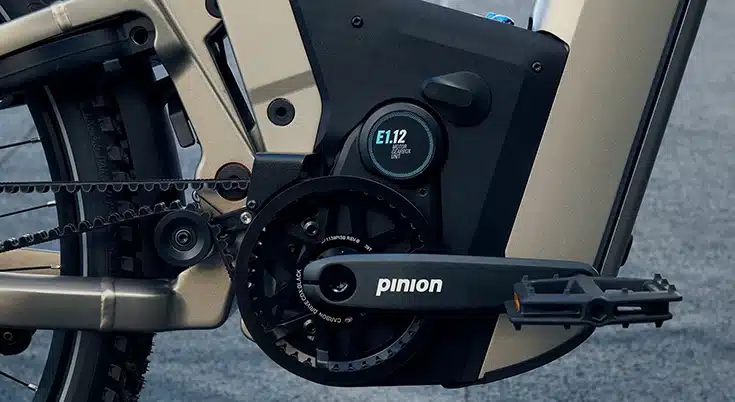 Batería Pinion en bicicleta eléctrica