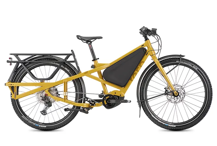 Bicicleta eléctrica Tern Orox en color amarillo