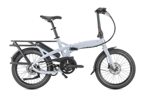 Bicicleta eléctrica Tern Vektron en color blanco, vista de portada